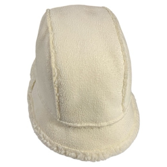 EUC Vintage Lands End Hat, Fleece, Sherpa, Bucket Hat, Sz L/XL, Winter, Snow - Picture 4 of 7